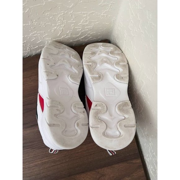 Kids' Fila Ray Leather Casual Sneakers - Picture 9 of 13